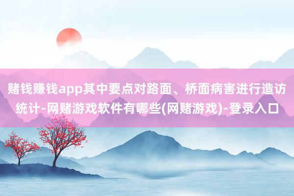 赌钱赚钱app其中要点对路面、桥面病害进行造访统计-网赌游戏软件有哪些(网赌游戏)-登录入口